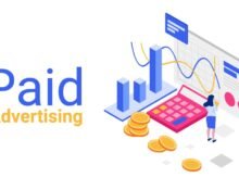 A frustrated marketer analyzing high ad spend with minimal ROI, representing the drawbacks of paid advertising in 2025
