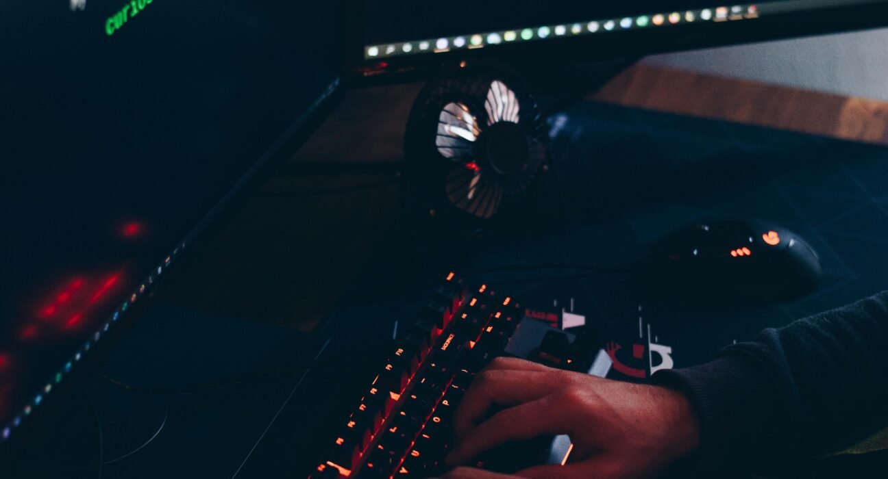 An AI algorithm scanning digital images for inconsistencies and signs of manipulation, highlighting its role in image fraud detection.