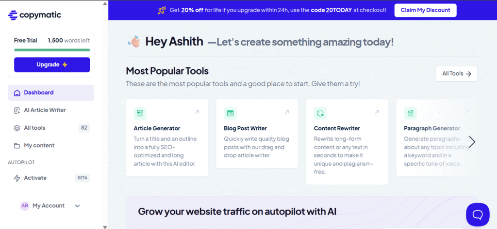 Ai powered content generation